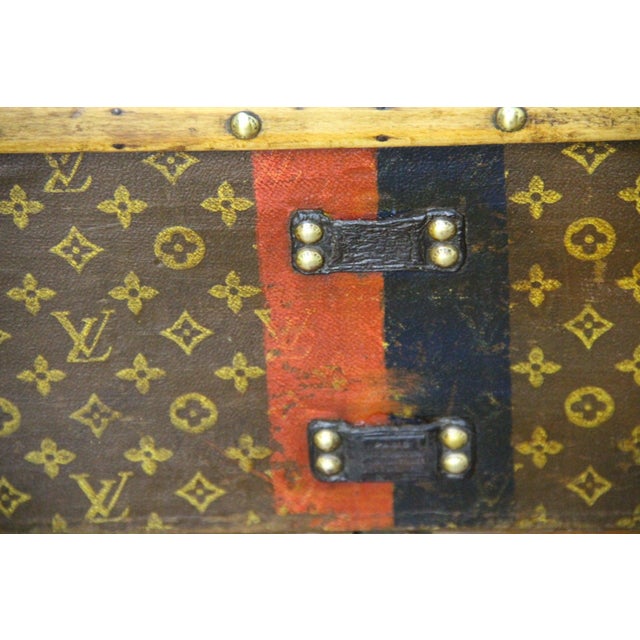 Metal Vintage Shoe Trunk by Louis Vuitton, 1920 For Sale - Image 7 of 18
