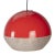 Red Plastic Ball Space Age Pendant Lamp 30cm x 30cm x 25cm Up to 250V (Europe/UK Standard).The wiring of this item may be...
