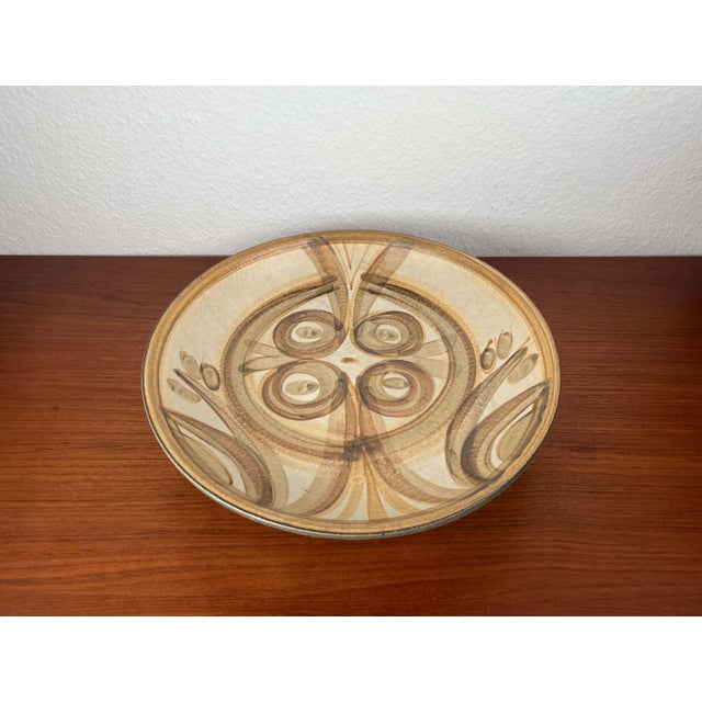 Large Mid-Century Modern Danish Studio Pottery Bowl from Søholm, 1960s For Sale - Image 6 of 16