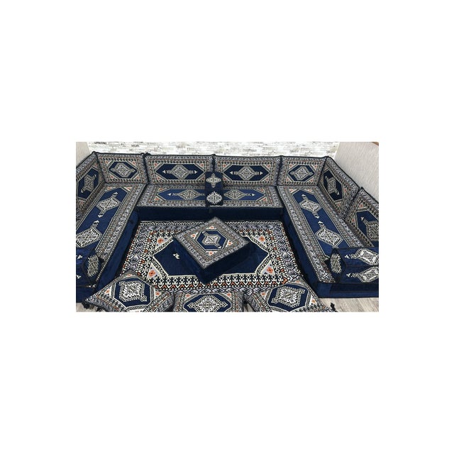 U Shaped Turkish Floor Sofa For Sale - Image 9 of 9