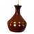 Mid-Century Fat Lava Red Ceramic Trumpet Pendant Lamp, Germany For Sale - Image 3 of 7
