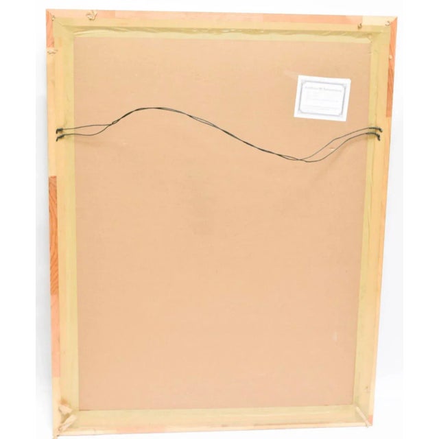 Purple "Denise" Serigraph by Steve Leal For Sale - Image 8 of 8