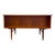 Wood Vintage Mid Century Modern Danish Teak Executive Desk With Rear Bookshelf. For Sale - Image 7 of 13