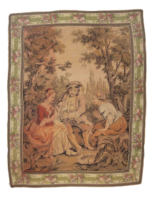 Tapestry with Bucolic Scene, 1950s