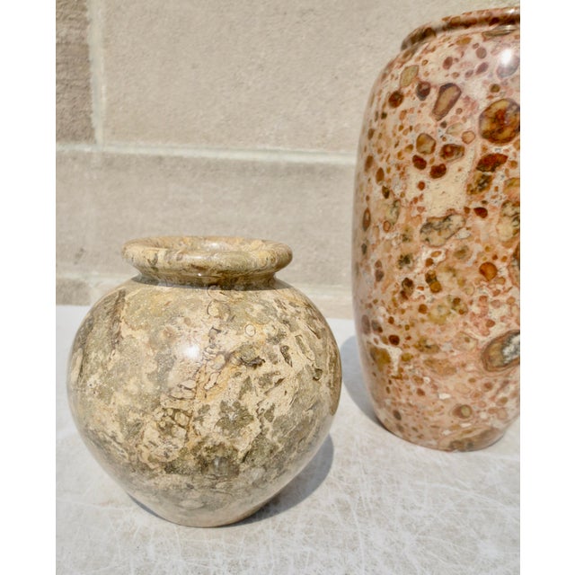 Realism Stone Vases - A Pair of 2 For Sale - Image 3 of 10