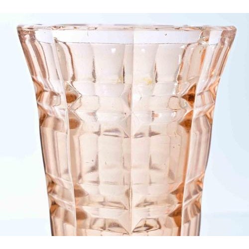 Art Deco Glass Vase, 1930s For Sale - Image 4 of 5
