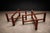 Wood Pair of Brazilian Rosewood & Pink Granite Side Tables, Brazil, 1960s For Sale - Image 7 of 14