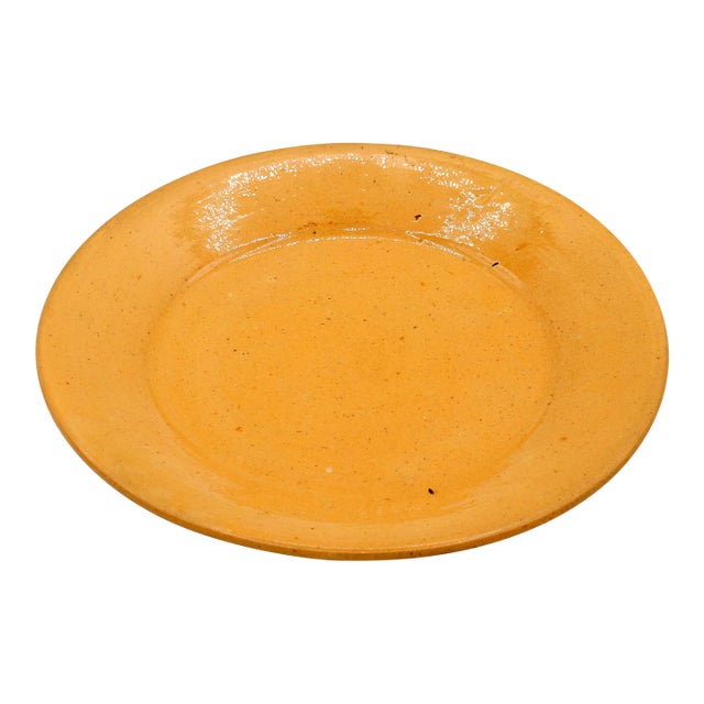 Pre-1960 Ben Owen I Era Jugtown Ware Plate For Sale