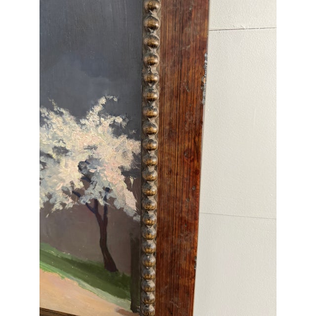 Mid-Century Modern Fernand Steven Painting, Belgium 1950 For Sale - Image 3 of 4