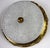 Brass and Crystal Glass Three-Light Ceiling Lamp from Kaiser, 1940s For Sale - Image 12 of 13