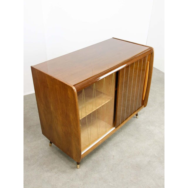 Mid-Century Modern Turntable and LP Sideboard, 1960s For Sale - Image 5 of 18