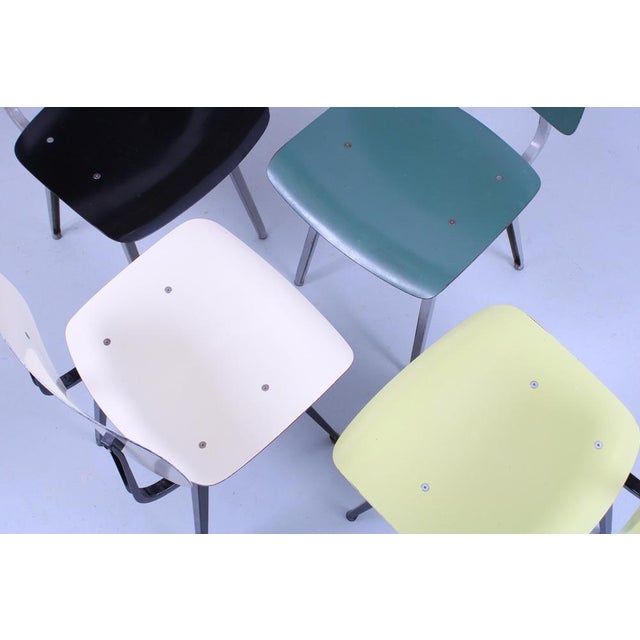 Revolt Chairs by Friso Kramer for Ahrend De Cirkel, 1960s, Set of 4 For Sale - Image 12 of 14