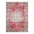 1970s Vintage Turkish Handmade Wool Cotton Red Area Rug For Sale