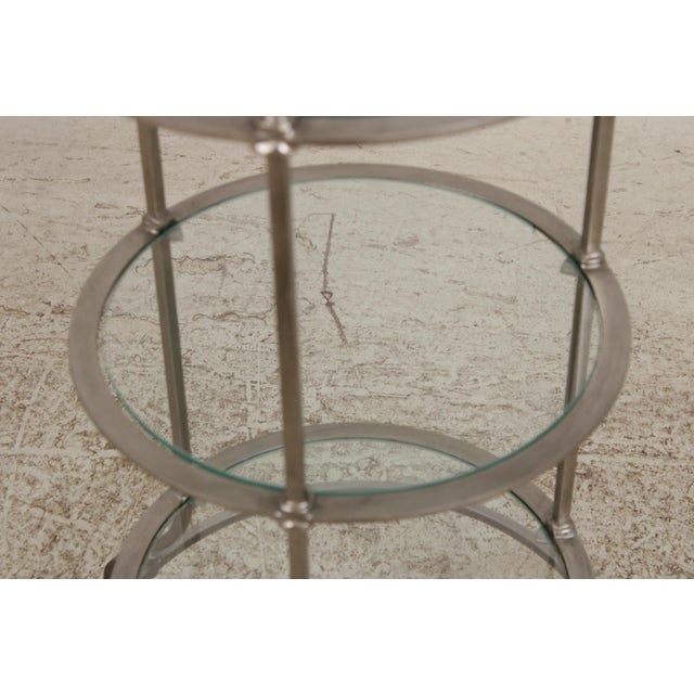Labarge Iron 3 Tier Etagere Display Muffin Stand For Sale - Image 12 of 15