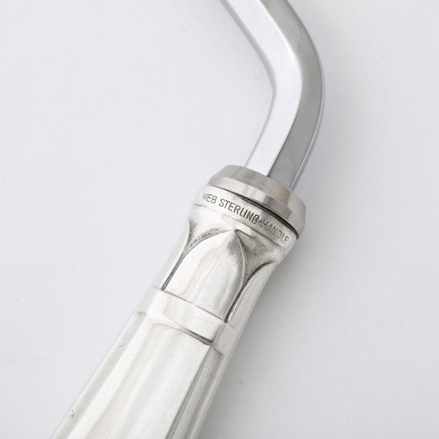 Neolcassical Sterling Silver Handled Cake Rake For Sale - Image 10 of 10