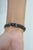 Wide Three Row Mosaic 14.37 CTW Black Onyx Tennis Bracelet in 925 Sterling Silver 7 Inch For Sale - Image 10 of 15