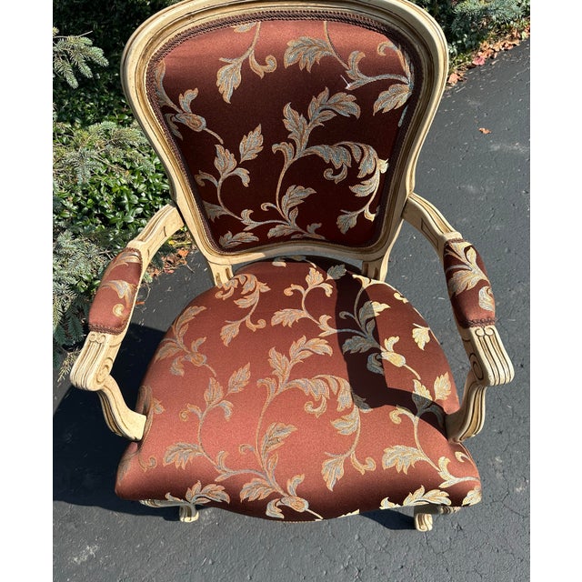 Louis XV Style French Arm Chair For Sale - Image 4 of 12