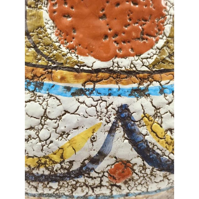 Glazed Terracotta Amphora Vase by Mamma Ro, 1970s For Sale - Image 11 of 12