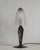 L. Varro & Muller frères A French 1925-1935 art deco lamp in wrought iron and pressed glass. It is made by L. Varro. A...