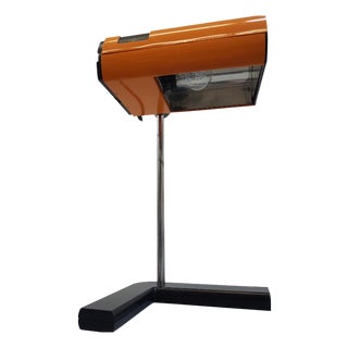 French Orange Desk Lamp by Jean Rene Talopp for Samp For Sale