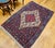 Vintage Persian Senneh Kilim Rug, Handwoven Wool & Cotton, Medallion Pattern, Navy & Ivory, 4x6 For Sale In Chicago - Image 6 of 16