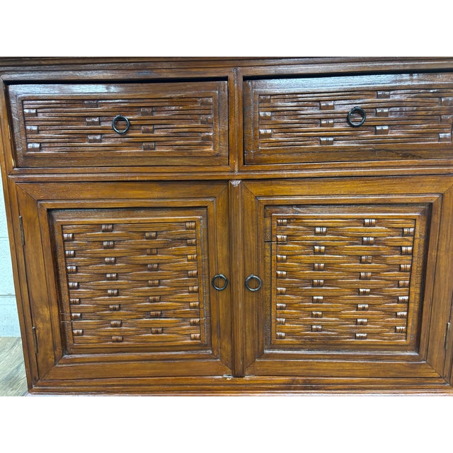 Late 20th Century Vintage Indonesian Storage Cabinet For Sale - Image 5 of 12