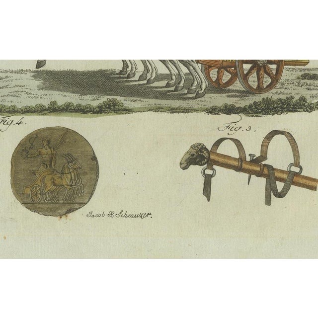 Early 19th Century Bertuch, Roman Chariot Racing and Circus Maximus, 1800, Engraving For Sale - Image 5 of 9