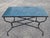 Moroccan 44" Rectangular Handmade Moroccan Petrol Blue Mosaic Table For Sale - Image 3 of 7