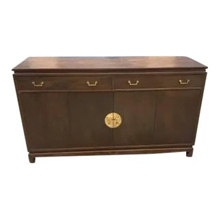 Mid Century Style Modern Buffet Solid Walnut For Sale