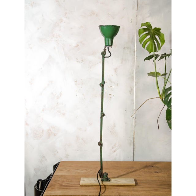Industrial Four-Arm Machinist Lamp by E.D.L. Green, England, 1950s For Sale - Image 10 of 18