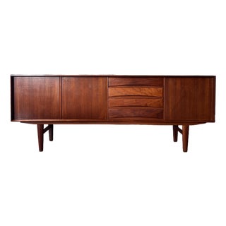 Norwegian Sculpted Teak Sideboard - Mid-Century Modern | Circa 1960 For Sale