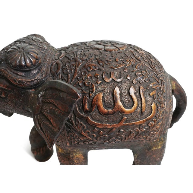 Copper Antique Copper Elephant For Sale - Image 8 of 10