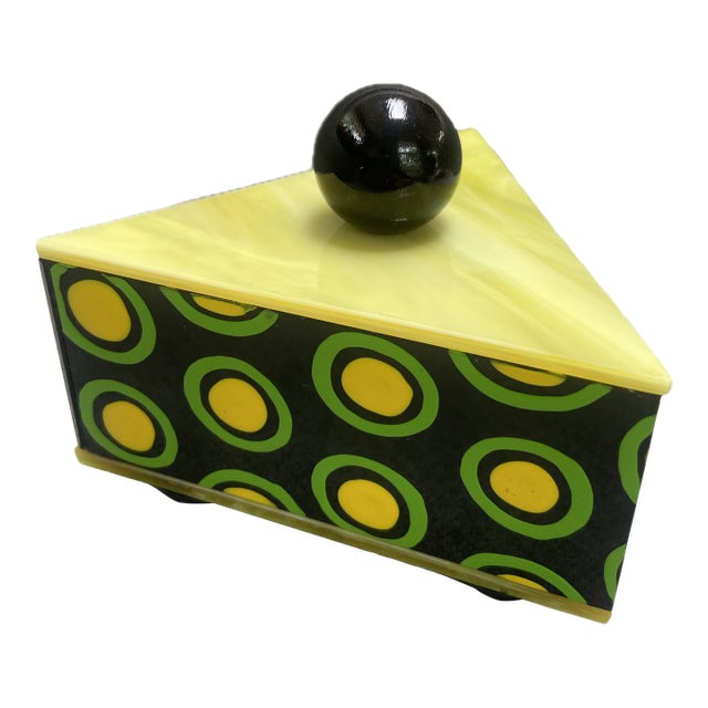 Art Glass Trinket Box For Sale