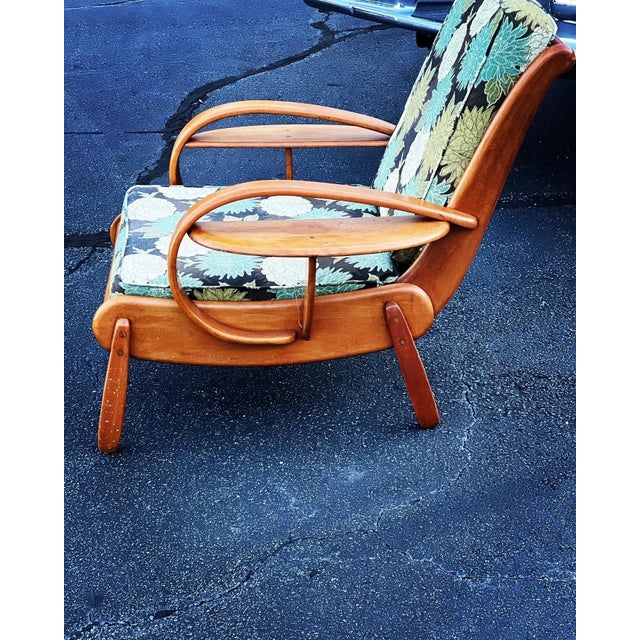 Mid-Century Modern Art Deco Designer Chair For Sale - Image 3 of 11