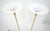 Metal Pair of Clover Shape Base Trumpet Shades Brass Floor Lamps c1970s For Sale - Image 7 of 18