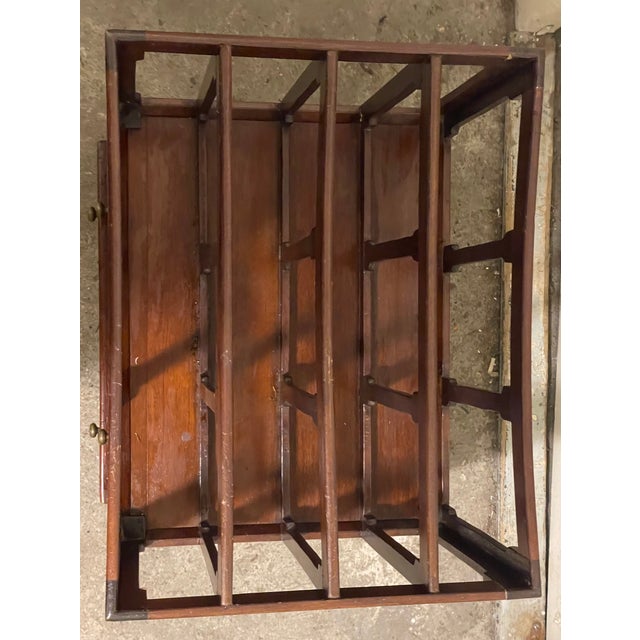 Vintage Wooden Newspaper Rack, 1920s For Sale - Image 9 of 12