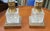 1950s 1950s Crystal Glass Column Lamps - a Pair For Sale - Image 5 of 9