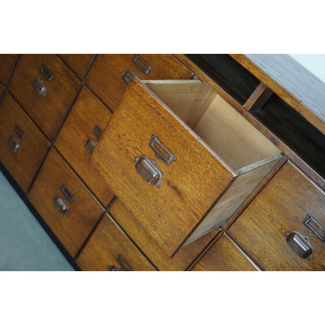 Large French Oak Apothecary Cabinet, 1930s For Sale - Image 18 of 18