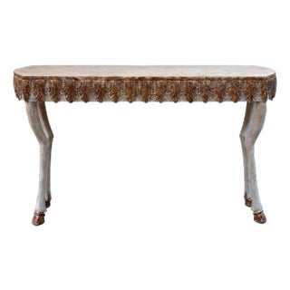 Golden Hoofs: "Hoofy" Console Table For Sale