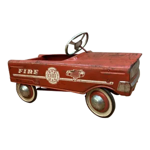 Vintage Murray "Fire Chief" Flat Front Original Steel Pedal Car