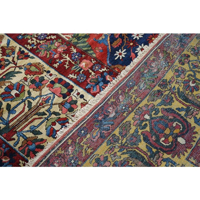 1930s Vintage Bakhtiari Rug 12'10'' x 18'8'' For Sale - Image 4 of 11