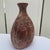 Mid 20th Century 10" Vintage Primitive Figural Terracotta Vase - Rustic Sgraffito Earthenware Jug For Sale - Image 5 of 12