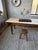 Wood Pine and Oak Farmhouse Table, 1950s For Sale - Image 7 of 18