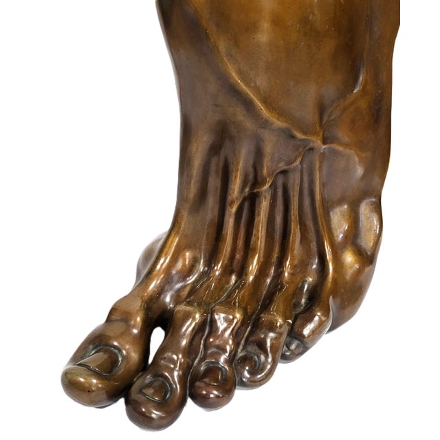 Monumental Modern Bronze Sculpture "Foot" by Adam Kurtzman 2/25 For Sale - Image 12 of 17