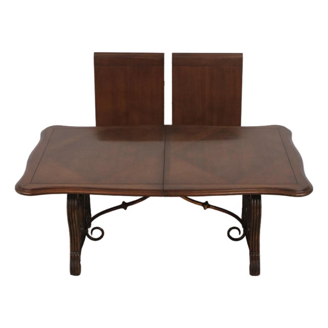 French Louis XIV Style Walnut Dining Table For Sale
