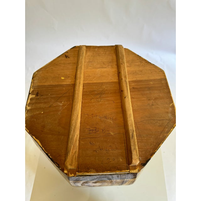 Wood Chinese Rice Barrel - Side Table For Sale - Image 7 of 10