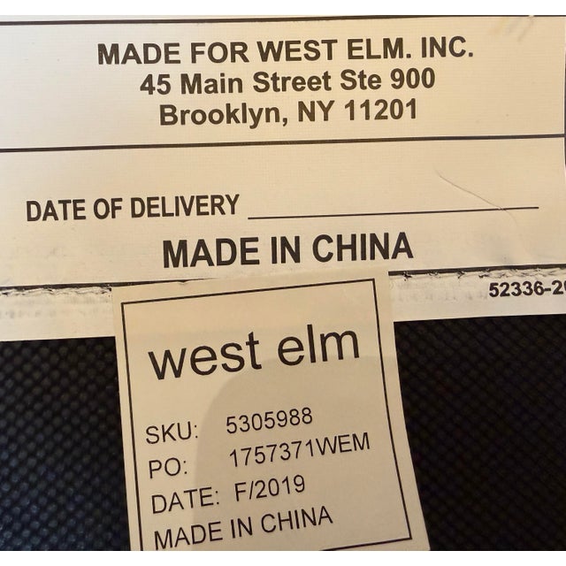 2010s West Elm Carlo Mid Century Arm Chairs, Pair For Sale - Image 5 of 13