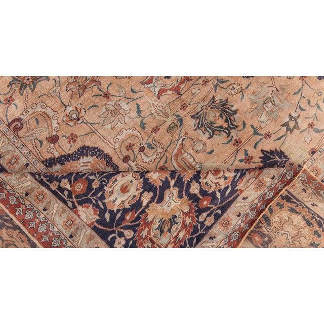 Antique Silk Turkish Rug For Sale In New York - Image 6 of 8