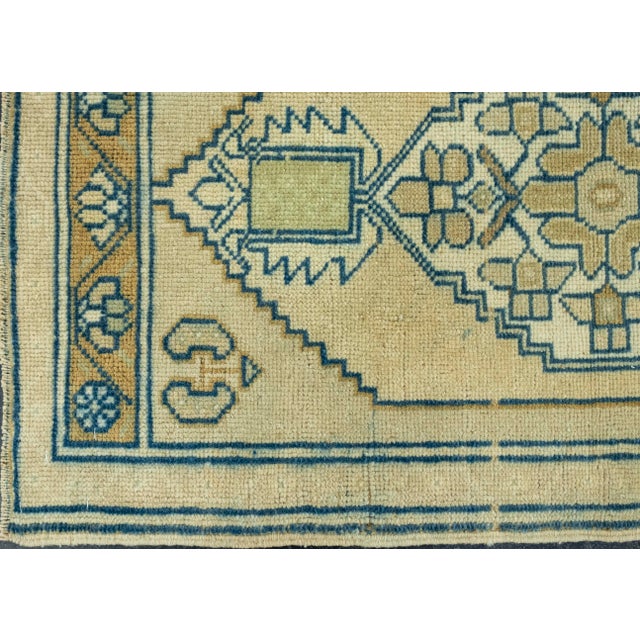 Turkish Mini Rug Oriental Hand Knotted Vintage Rug 1'11" x 3'3" #16686 Explore a curated collection of hallway runners,...