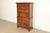 A gorgeous antique Chippendale, Queen Anne, or Georgian style eight-drawer highboy dresser or chest on chest From the...